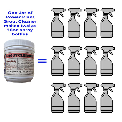 Grout Cleaner (1 Jar) Makes 12 Spray Bottles