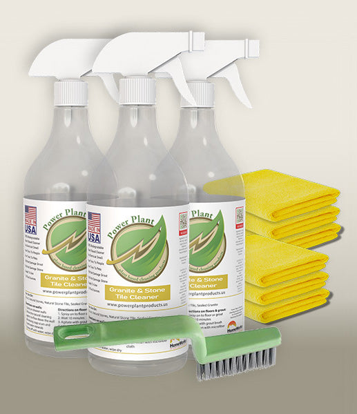 Bundle Special - Natural Stone Tile & Grout Cleaning